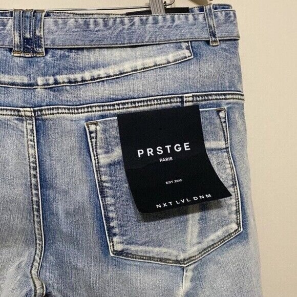 Prstge Paris mens  jeans in size 42 cardi skinny fit - Picture 5 of 11